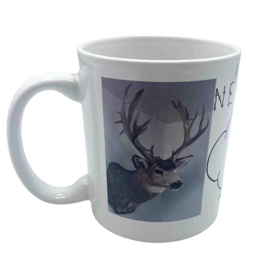 Deer Mug | Lightweight & Durable | Coffee Mug | Perfect For The Hunter In Your Life | Ceramic | Humorous Coffee Mug | Nebraska-Made