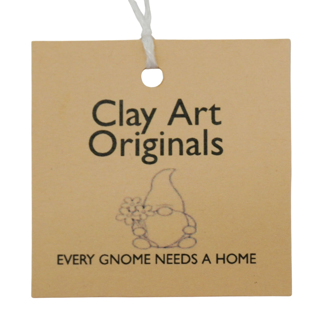 Santa Claus Gnome | Home Decor | Clay Art Originals
