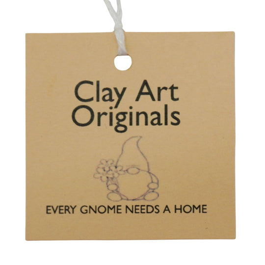 Santa Claus Gnome | Home Decor | Clay Art Originals