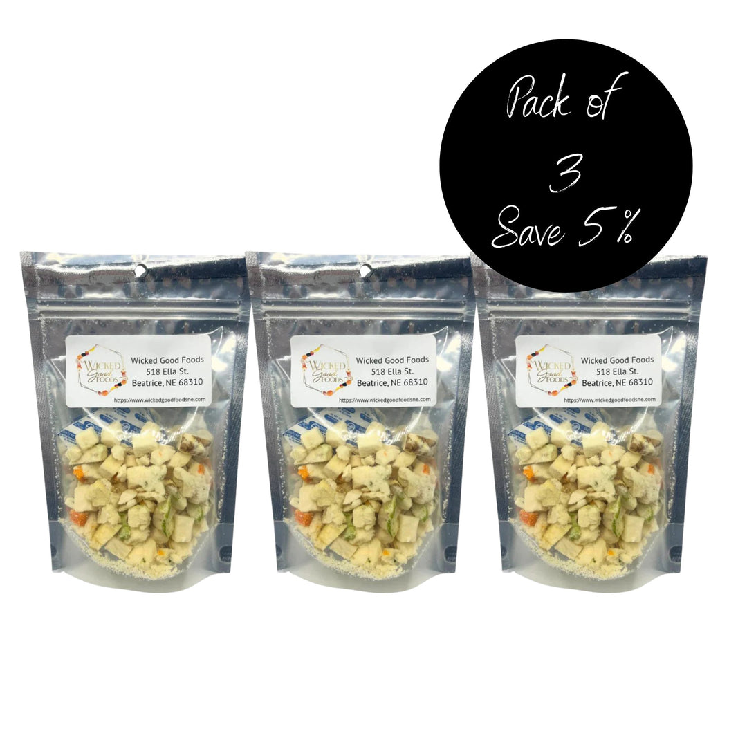 3 Pack of Freeze Dried Loaded Potato Soup