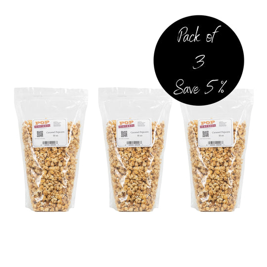 3 Pack, Save 5% 16 oz. Caramel Popcorn