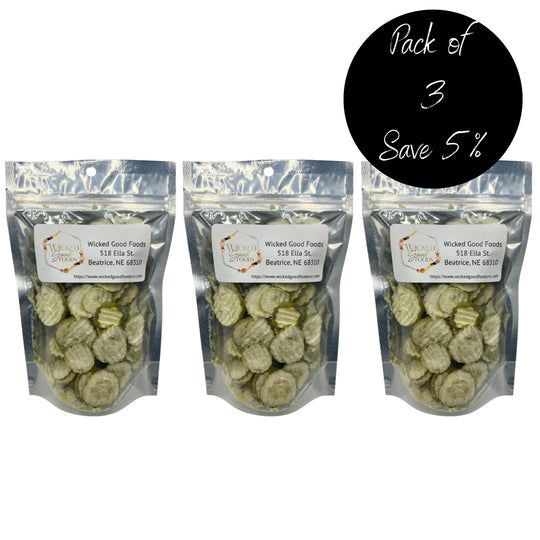 3 Pack of Freeze Dried Pickles