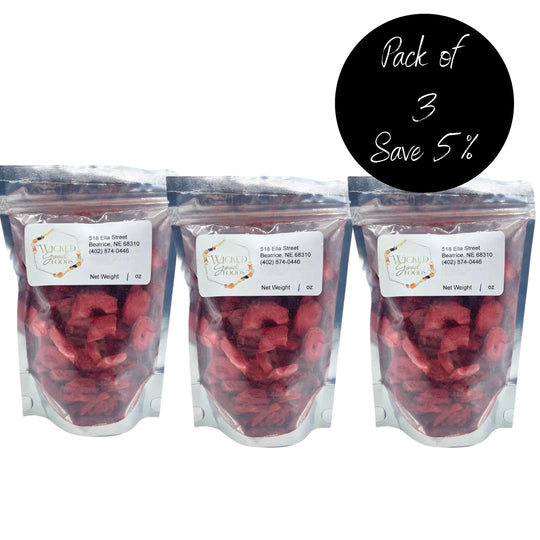 Pack of 3 Freeze Dried Strawberries