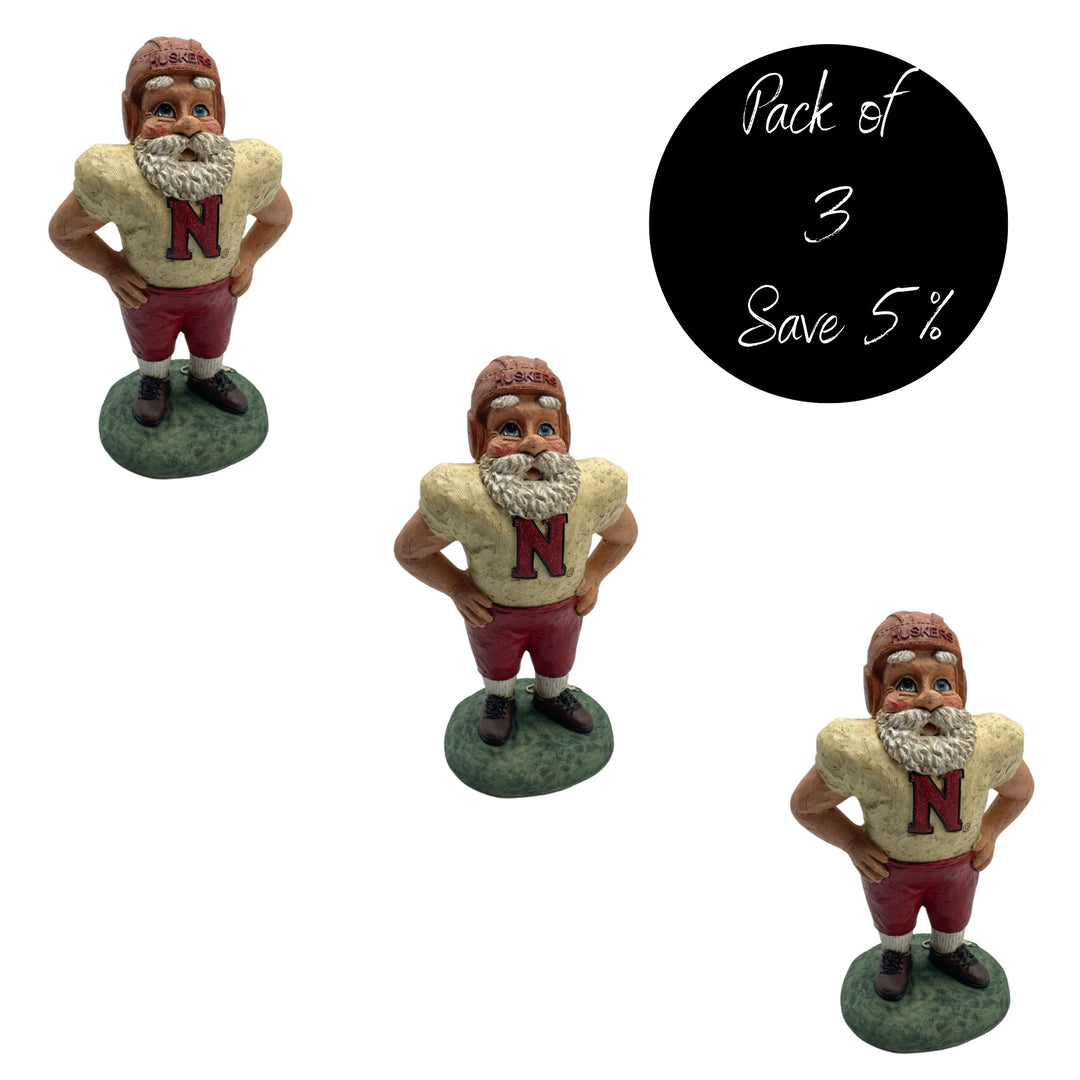 Retro Husker Figurine, Pack of 3