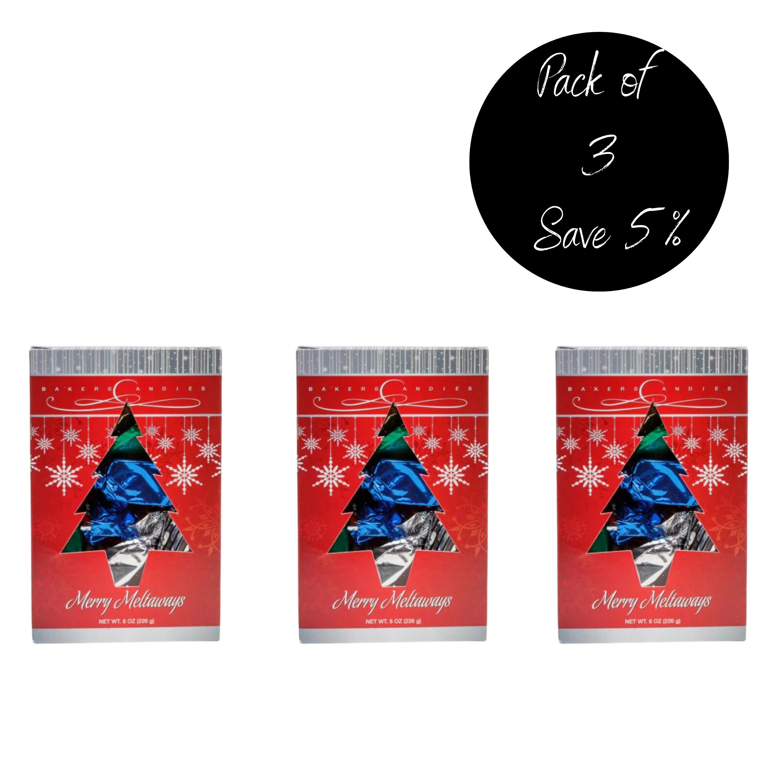 3 Pack of Christmas tree box