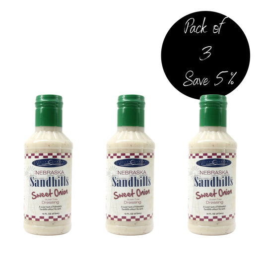 3 Pack of Sweet onion dressing