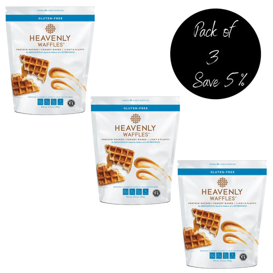 Pack of 3, Gluten-Free Heavenly Waffles