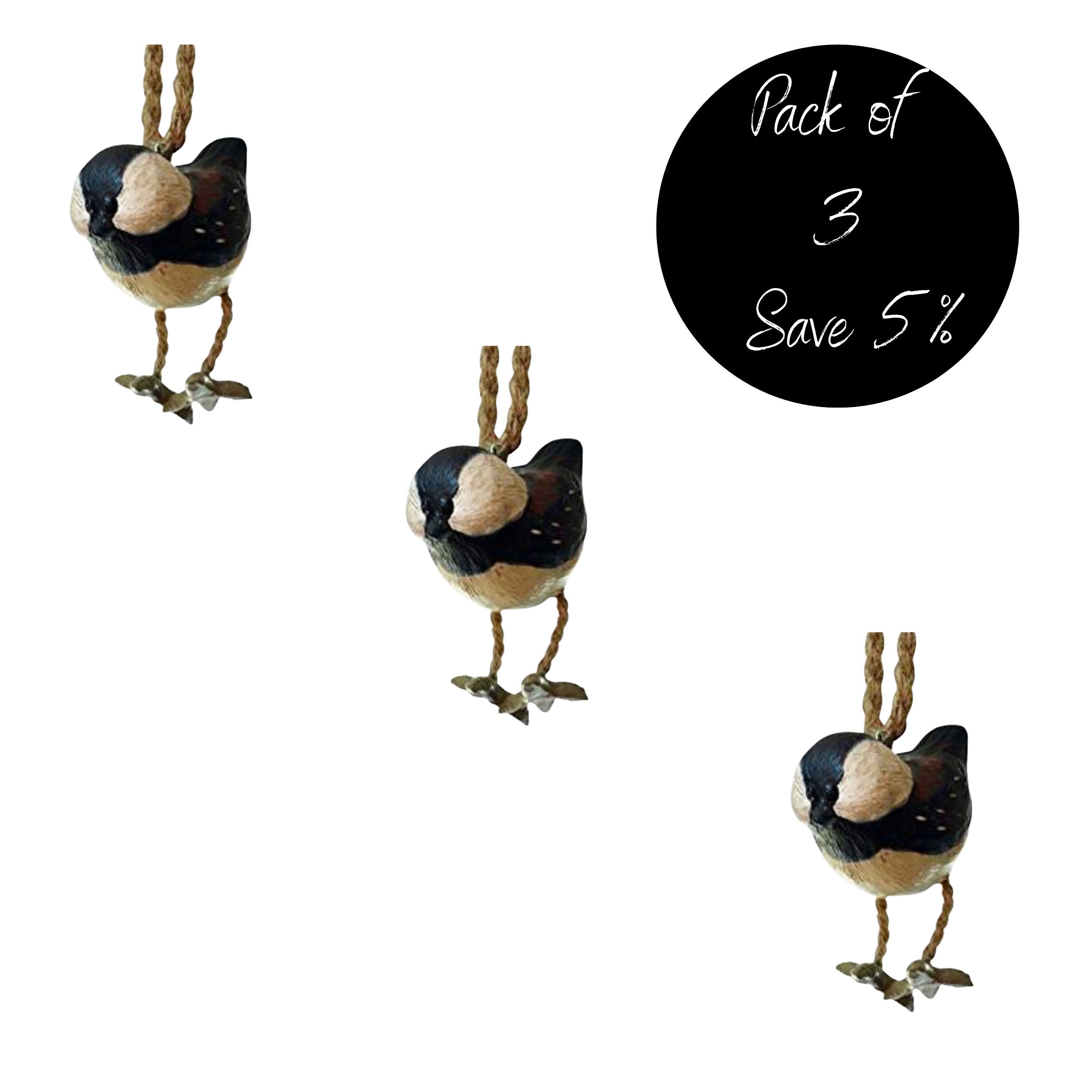 Chickadee Ornament Pack of 3