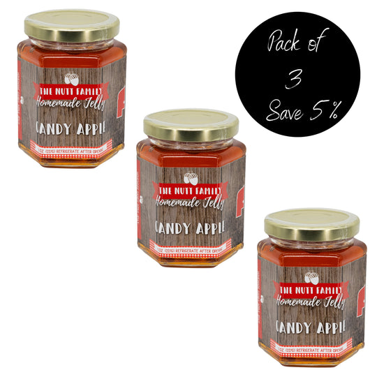 Pack of 3, Candy Apple Jelly 