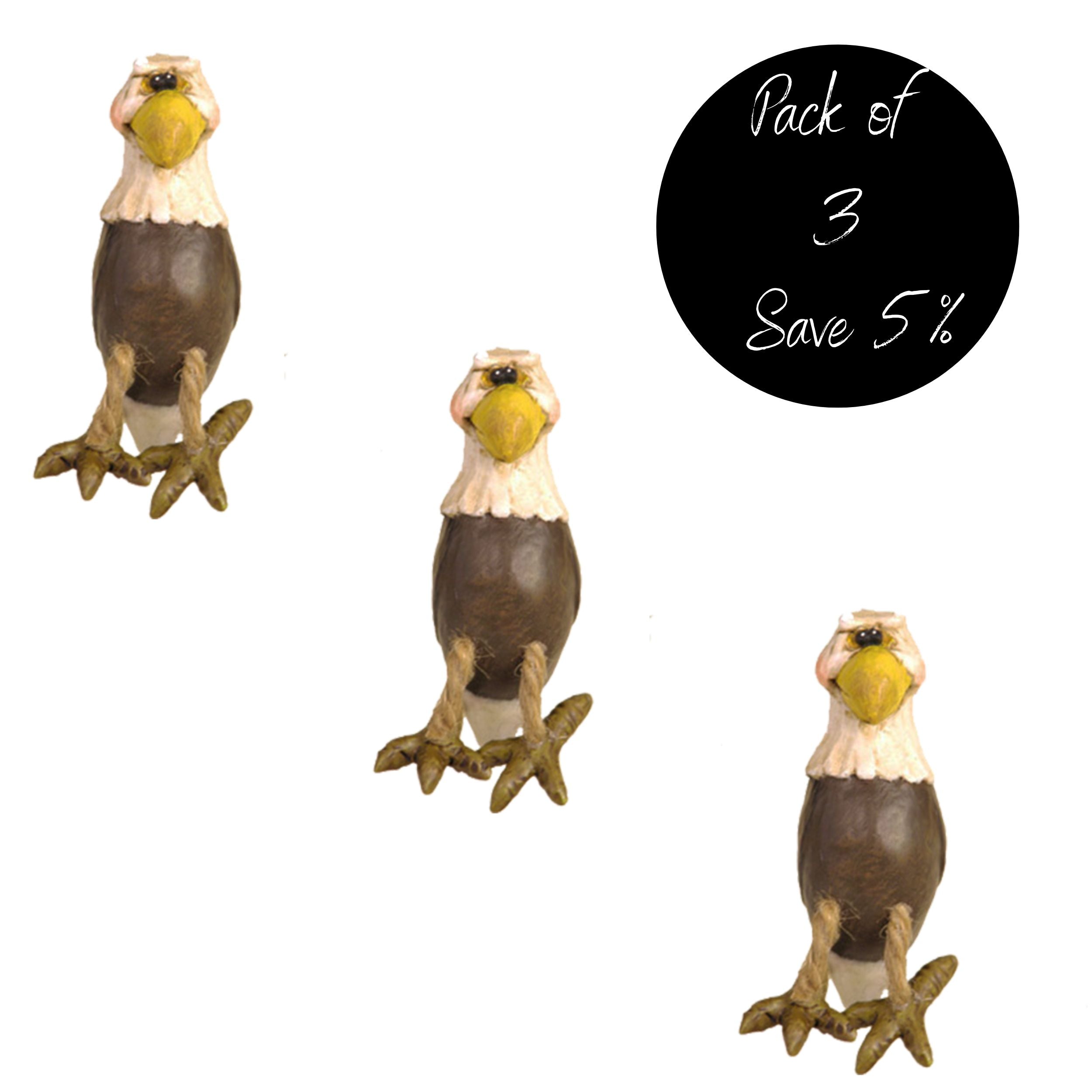 3 Pack of Eagle Ornament