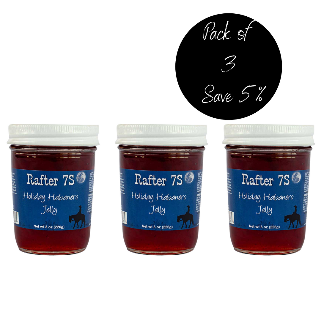 Pack of 3, Holiday Habanero Jelly 