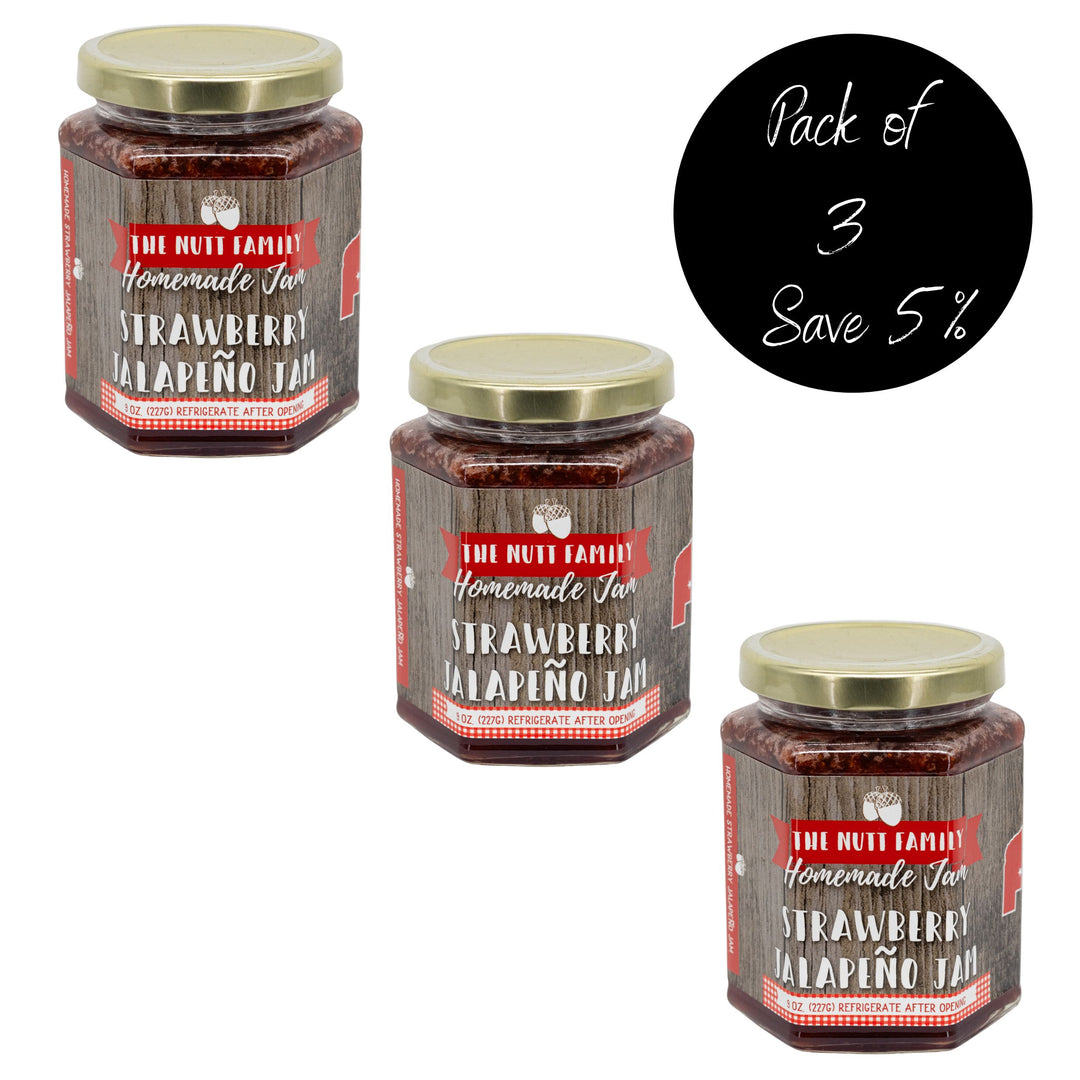 Strawberry Jalapeno Jam Pack of 3