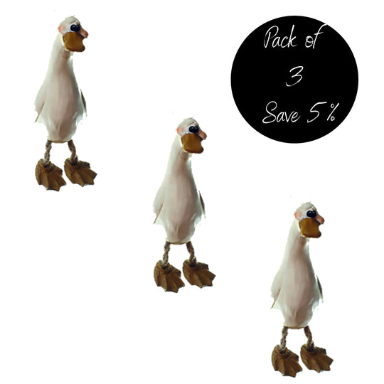 Pack of 3 Goose Ornaments