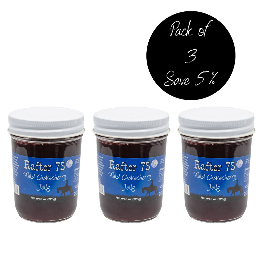 3 Pack of Wild Chokecherry Jelly 