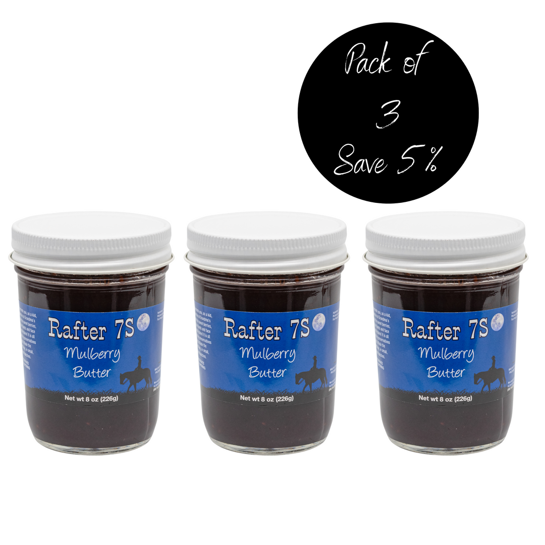 3 Pack, Mulberry Butter