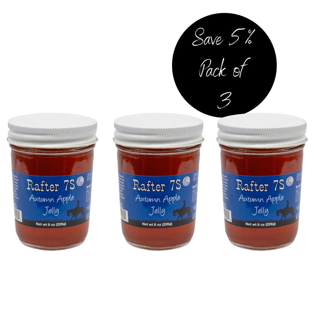 3 Pack, Save 5% Autumn Apple Jelly 