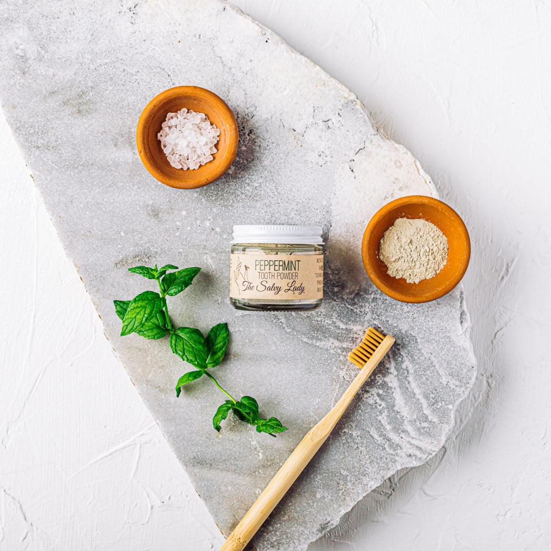 Tooth Powder | 2 oz | Multiple Flavors | Fluoride Free | The Salvy Lady