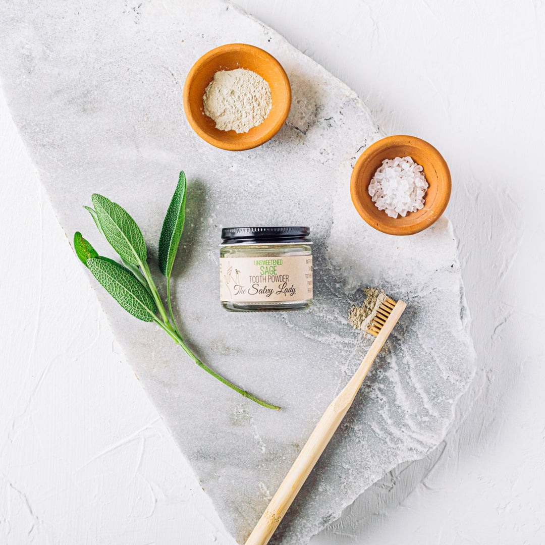 Tooth Powder | 2 oz | Multiple Flavors | Fluoride Free | The Salvy Lady