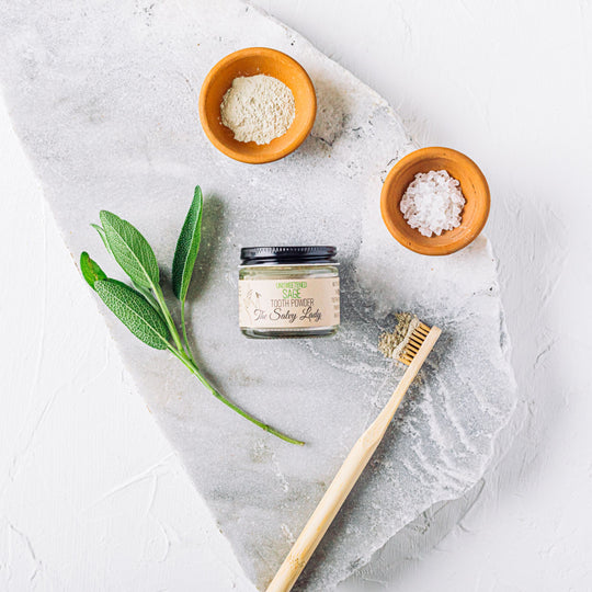 Tooth Powder | 2 oz | Multiple Flavors | Fluoride Free | The Salvy Lady