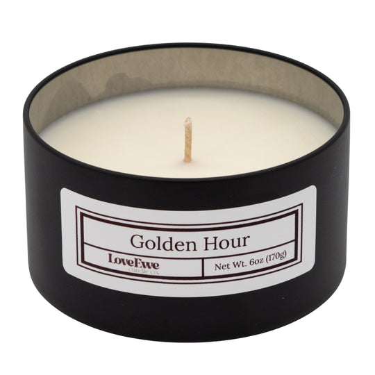 Golden Hour Scented Candle | 6 oz | Love Ewe Candle Company