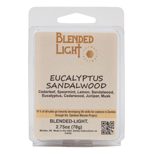Eucalyptus Sandalwood Scented Wax Melts | 2.75 oz | Blended Light