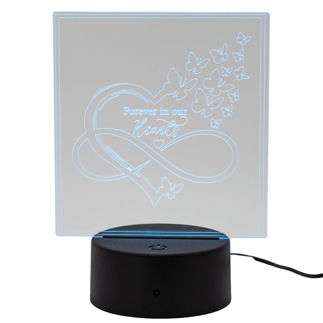 Customizable LED Lighted Memorial Plaque | Create Your Own | Glowing Creation