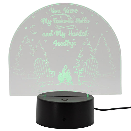 Customizable LED Lighted Memorial Plaque | Create Your Own | Glowing Creation