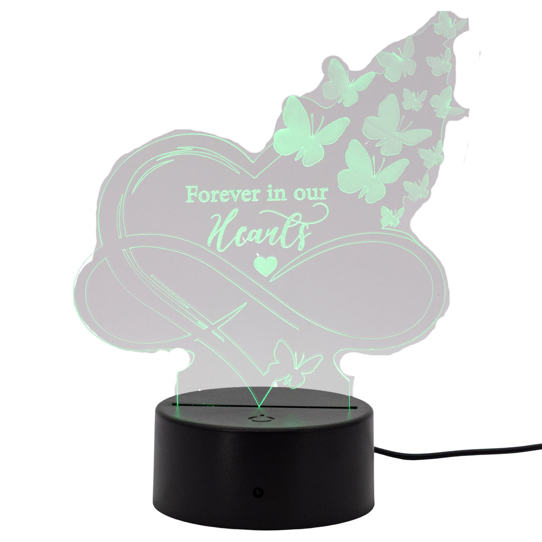 Customizable LED Lighted Memorial Plaque | Create Your Own | Glowing Creation