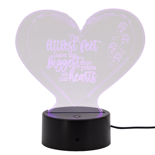 Baby LED Lighted Plaque | Multiple Sayings | Glowing Creation