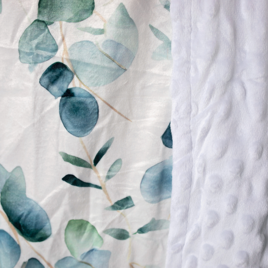 Textile with leaf pattern and textured surface
