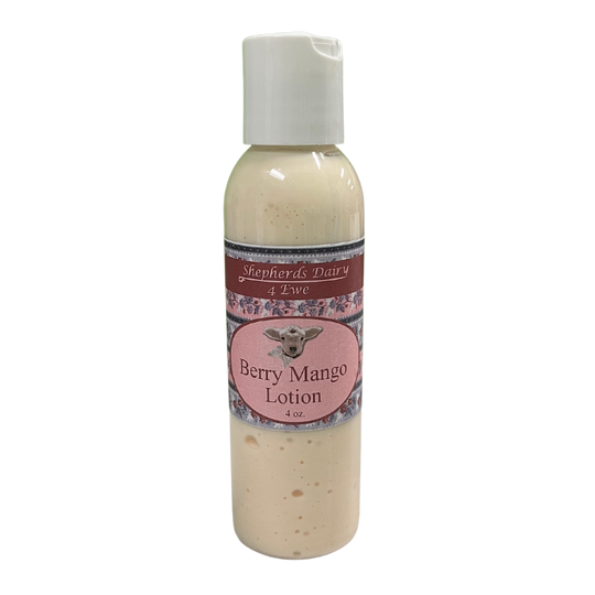 Berry Mango Lotion | Multiple Sizes | Victorian Lotion | Skin Firming Lotion | Fresh, Fruity Blend Of Mango, Pear, & Berries | Slight Musk Undertone | Moisturizing | Sheep Milk Lotion | Hand and Body Lotion