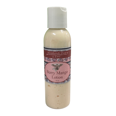 Berry Mango Lotion | Multiple Sizes | Victorian Lotion | Skin Firming Lotion | Fresh Tropical Scent | Moisturizing | Sheep Milk Lotion | Hydrating for Dry Skin | Hand and Body Lotion
