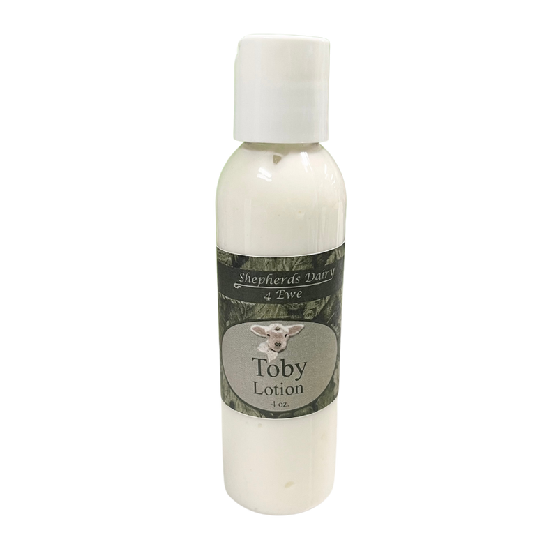 Toby Lotion | Multiple Sizes | Victorian Lotion | Sheep Milk Lotion | Musk Scented with Hints of Floral Oils | Long Lasting Hydration | Leaves Skin Silky and Smooth | For Dry Skin | Skin Firming | All Natural