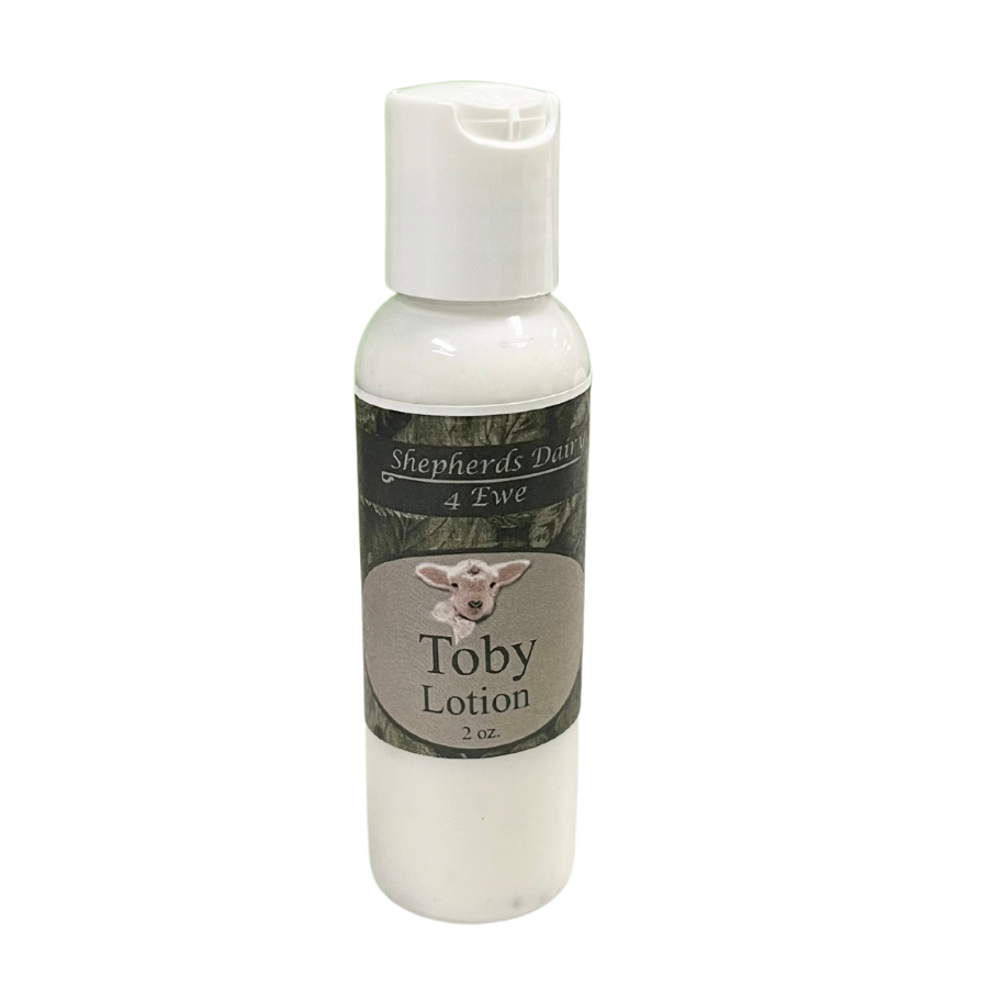 Toby Lotion | Multiple Sizes | Victorian Lotion | Sheep Milk Lotion | Musk Scented with Hints of Floral Oils | Long Lasting Hydration | Leaves Skin Silky and Smooth | For Dry Skin | Skin Firming | All Natural