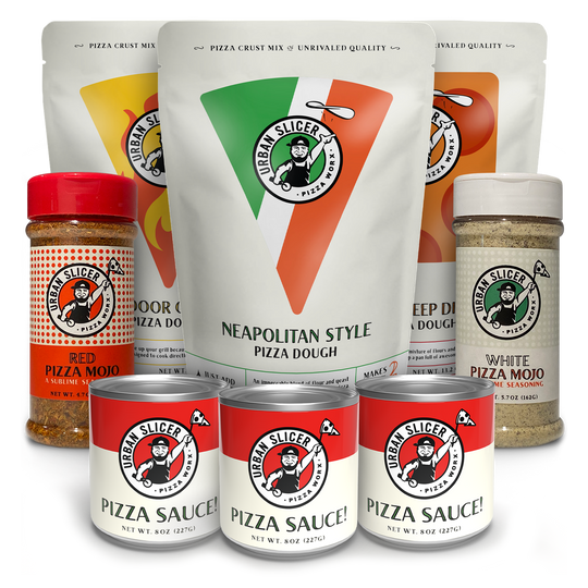 Slicer's Special | Pizza Crust, Seasoning & Sauce Combo Pack | Urban Slicer Pizza Worx
