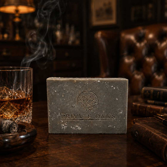 Soap on table