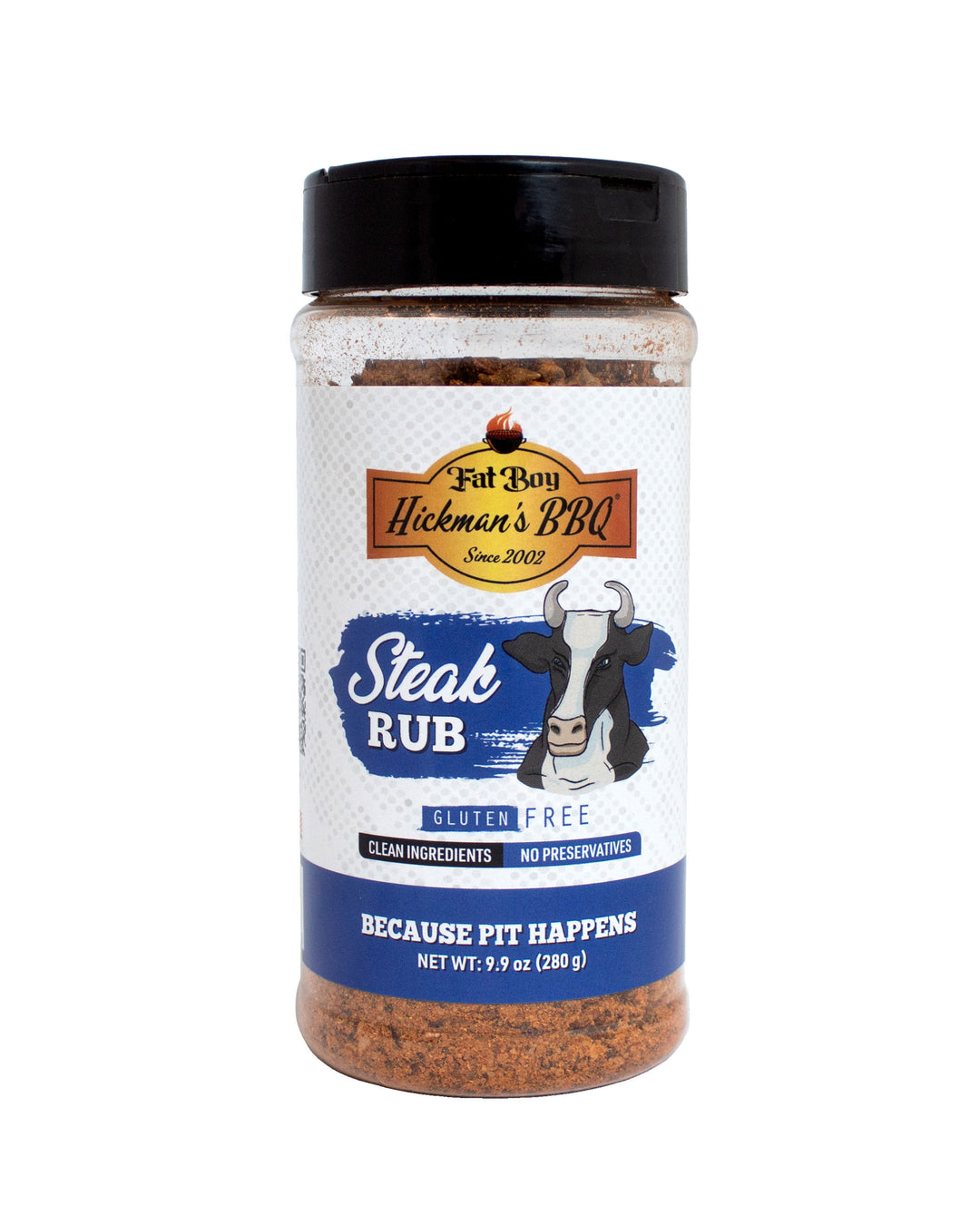 Steak Rub | Pack of 3 | 9.9 oz. | Fat Boy Hickman's BBQ