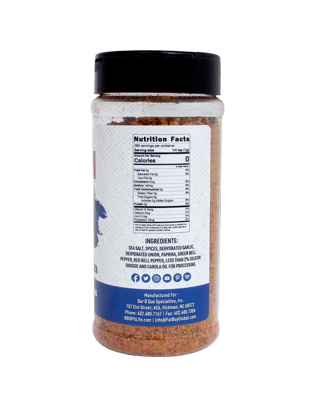 Steak Rub | Pack of 3 | 9.9 oz. | Fat Boy Hickman's BBQ