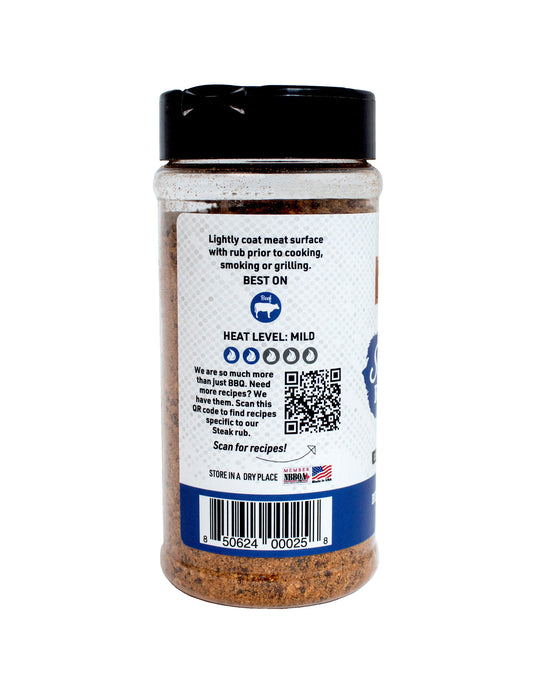 Steak Rub | Pack of 3 | 9.9 oz. | Fat Boy Hickman's BBQ