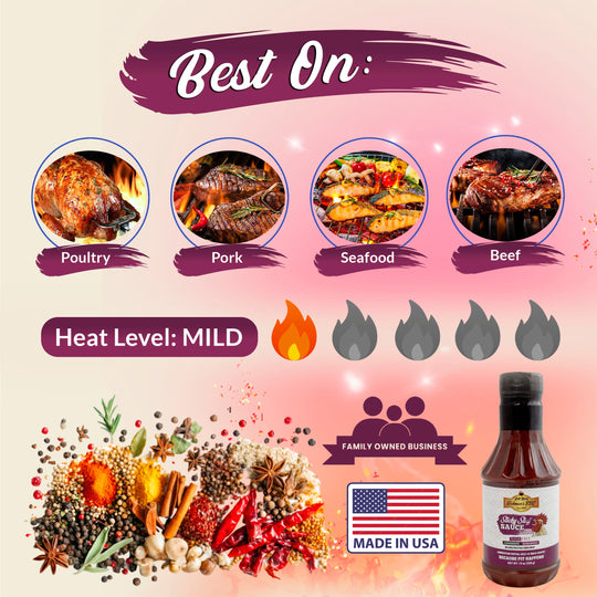 Sticky Stuff Natural BBQ Sauce 19 oz | Pack of 2 | Gluten Free | Hickman's Fat Boy BBQ