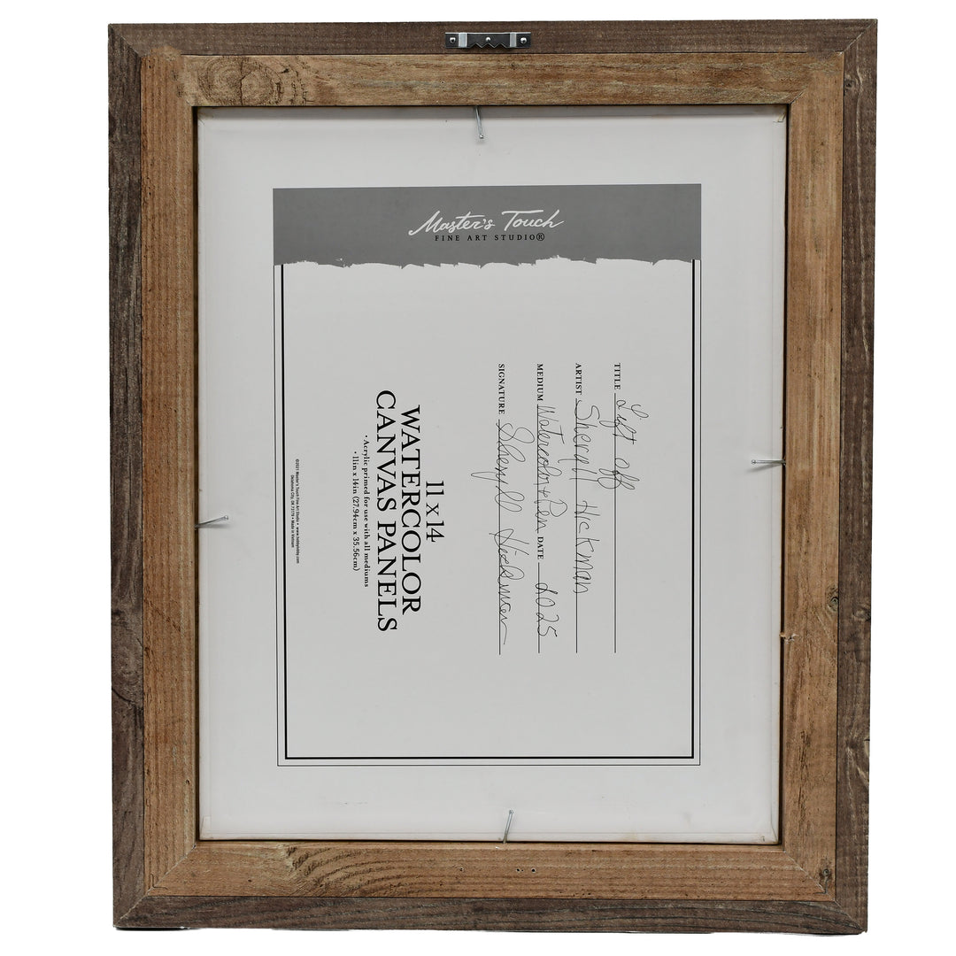 Crane Painting | 14.5 x 17.5 | Frame Included | Sheryll Hickman Art