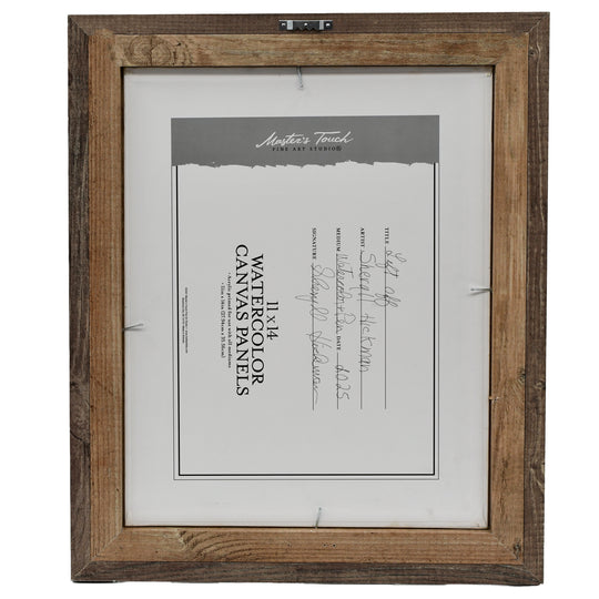 Crane Painting | 14.5 x 17.5 | Frame Included | Sheryll Hickman Art