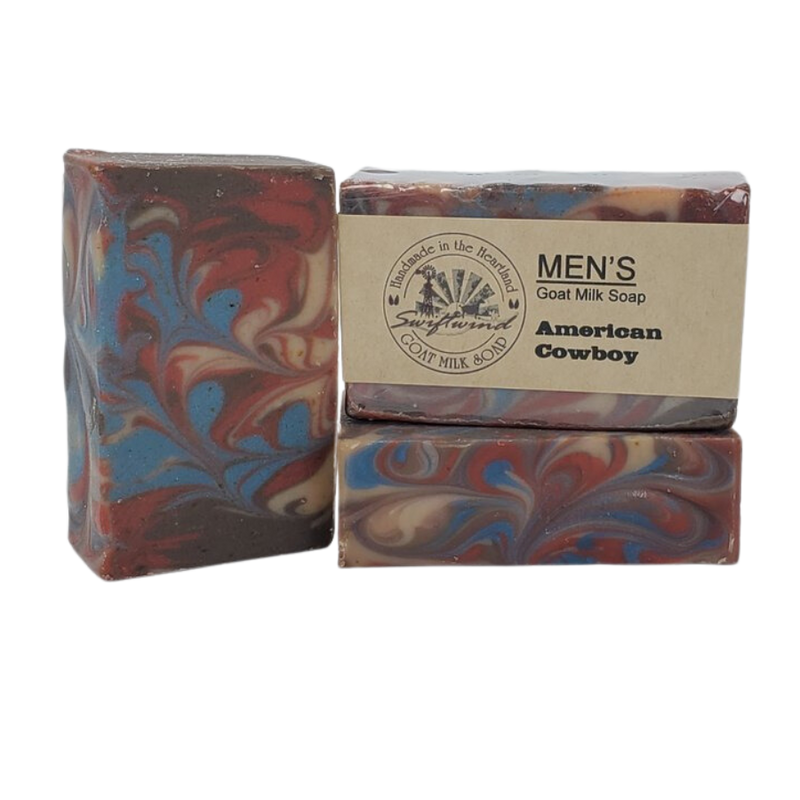Goat Milk Soap | American Cowboy Soap Bar | Men&