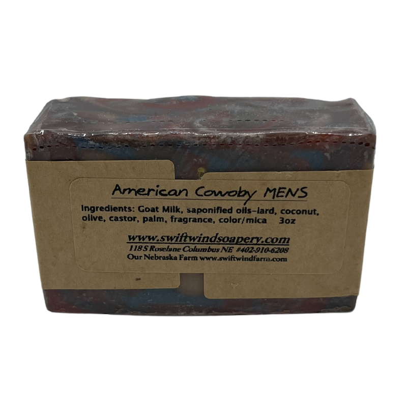 Goat Milk Soap | American Cowboy Soap Bar | Men&