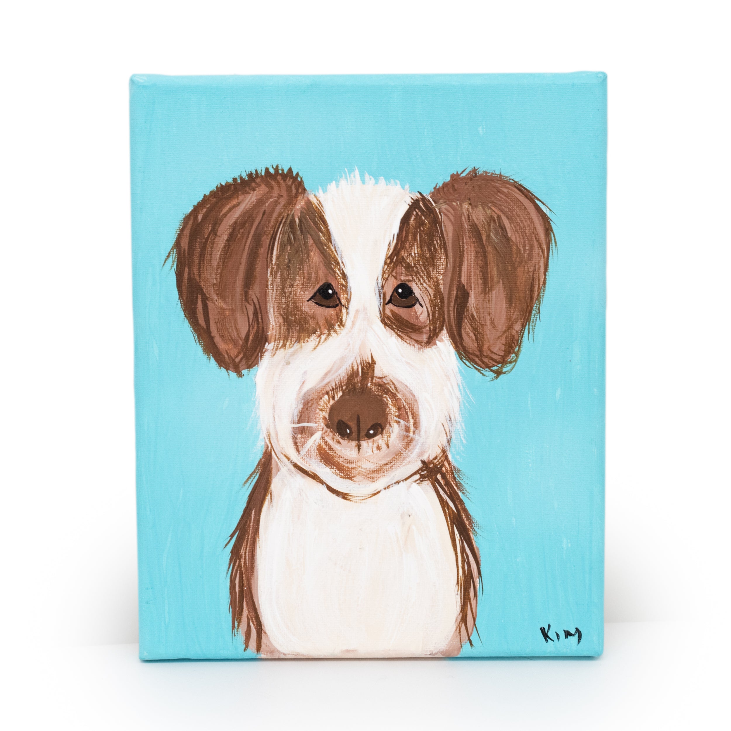 Darby the Dog Canvas Painting 