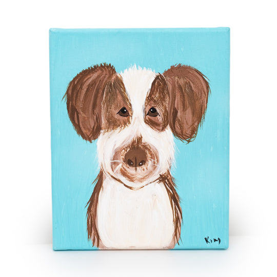 Darby the Dog Canvas Painting 