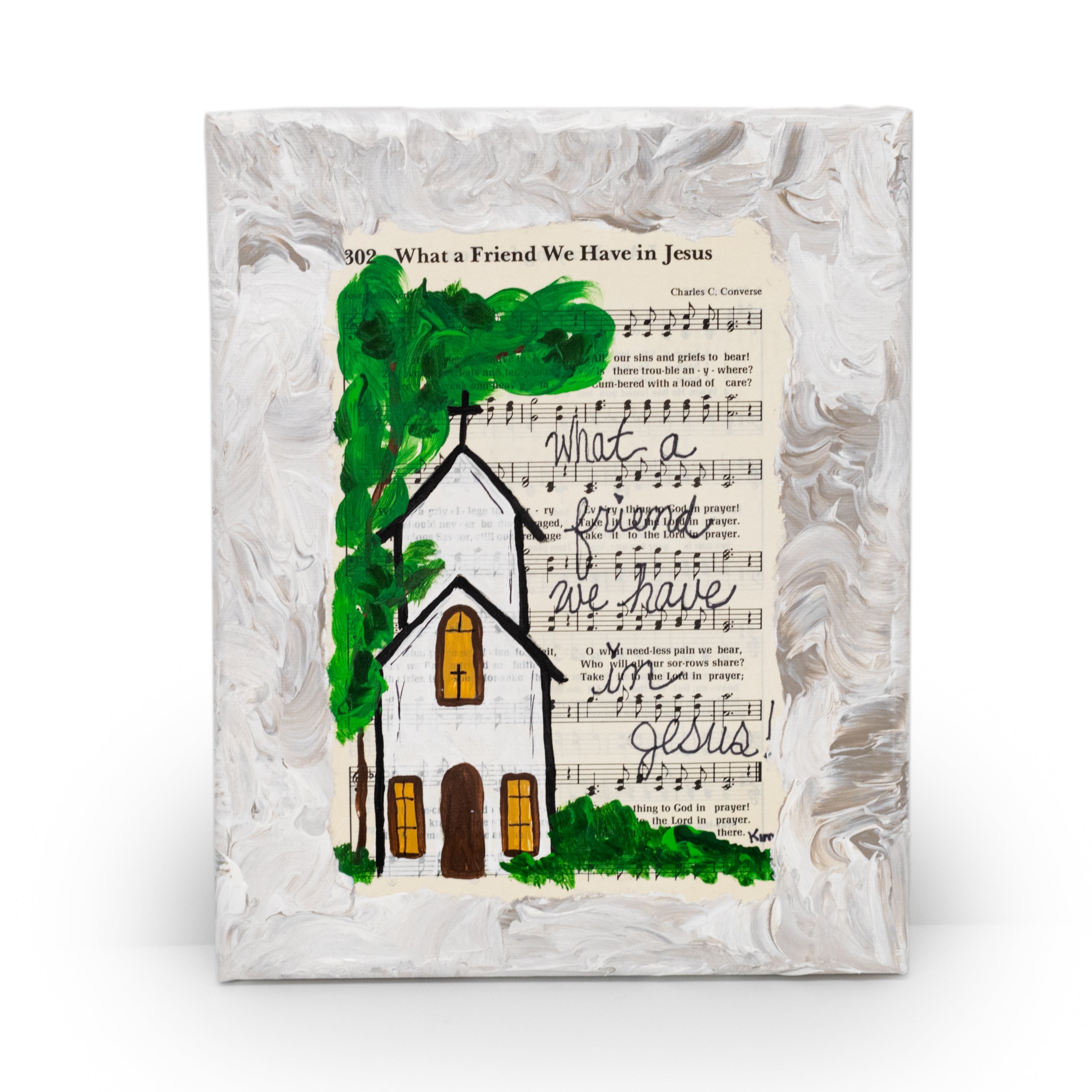 Hymnal Canvas Painting