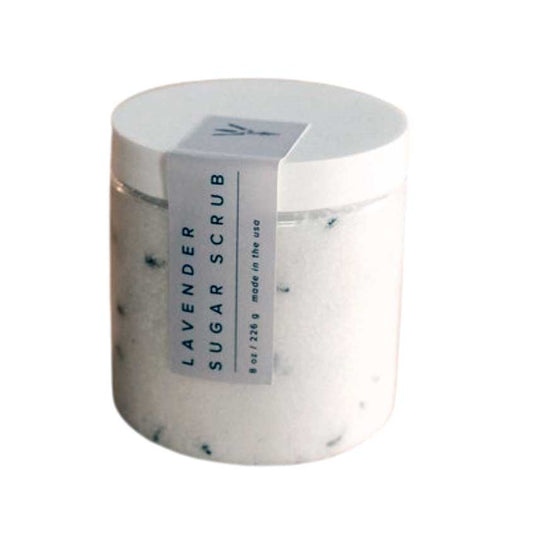 lavender sugar scrub by our lavender co