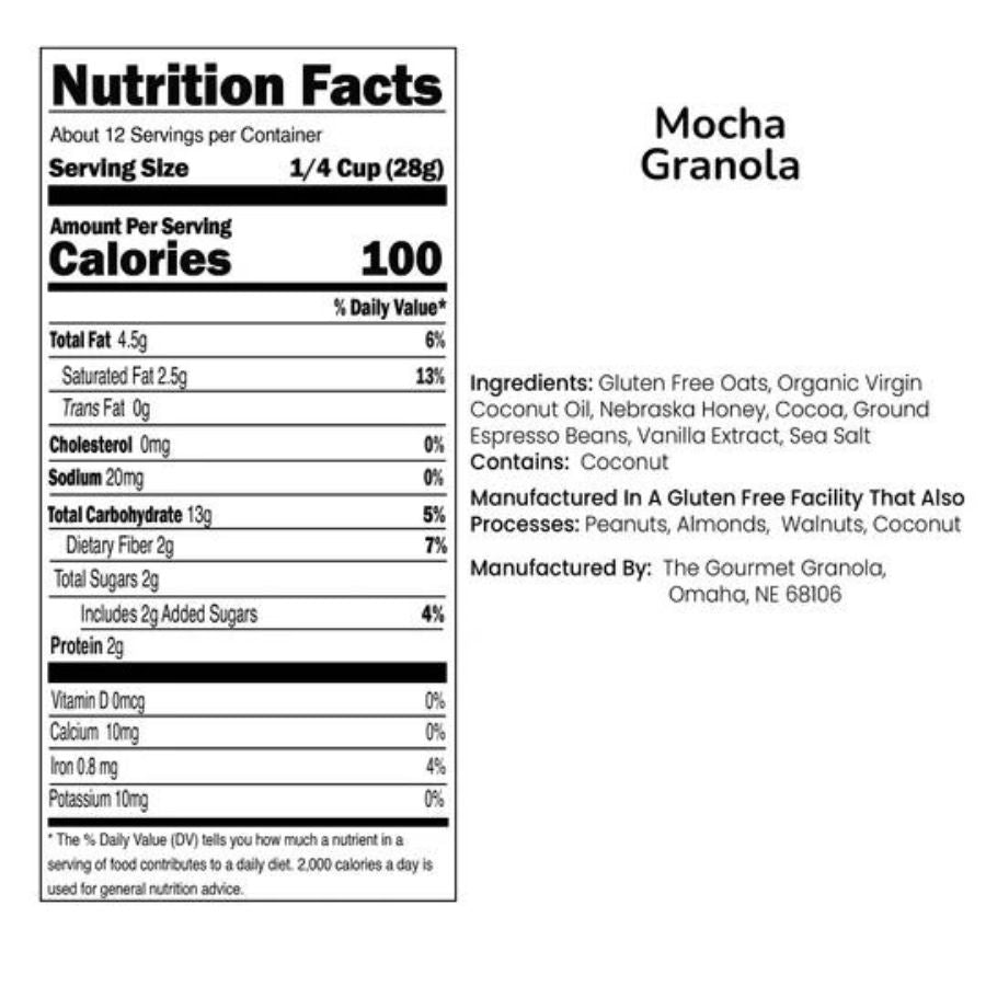 Mocha Granola Ingredients