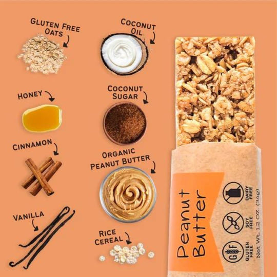 Peanut Butter Granola Bar Ingredients